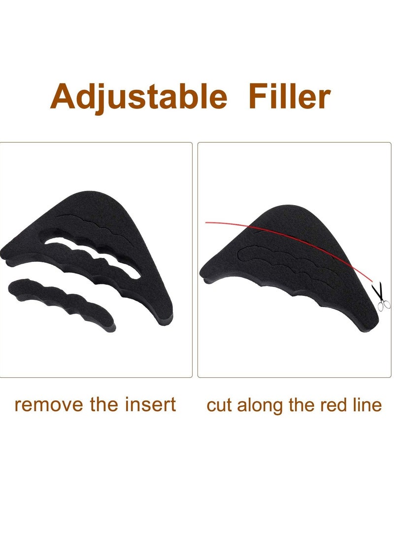 Toe Filler Inserts Adjustable Shoe Filler Heel Grip Liner Insert for Improving Shoe Fit Heel Protection Prevent Blister Unisex 6 Pairs - Image 4