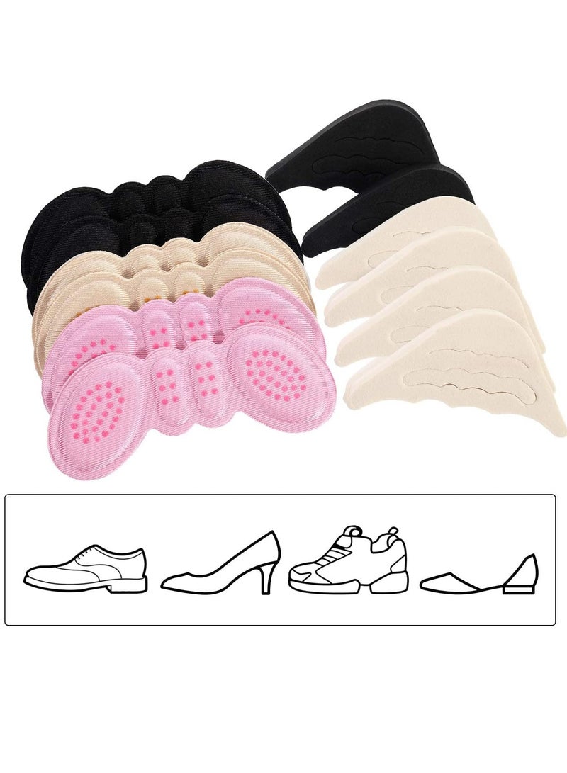 Toe Filler Inserts Adjustable Shoe Filler Heel Grip Liner Insert for Improving Shoe Fit Heel Protection Prevent Blister Unisex 6 Pairs - Image 3
