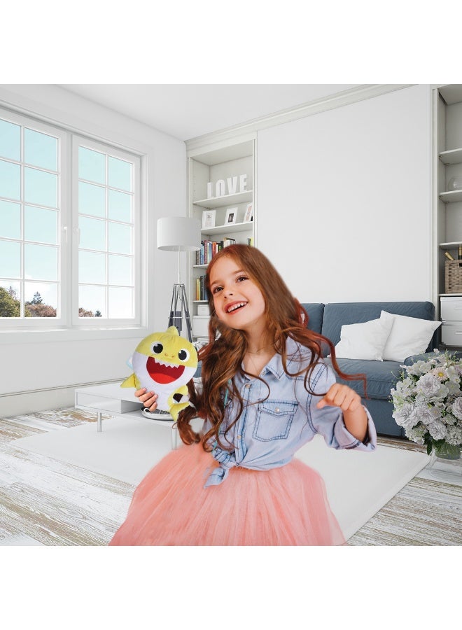 Baby Shark Plush Sing and Light up Plush Toy 6.9x8.3x11inch - Image 4