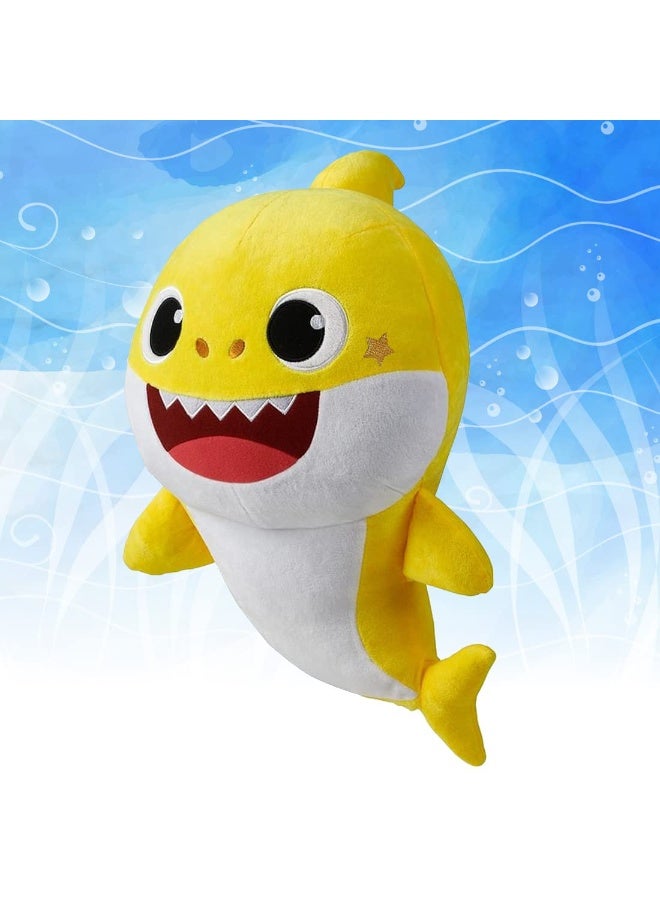 Baby Shark Plush Sing and Light up Plush Toy 6.9x8.3x11inch - Image 2