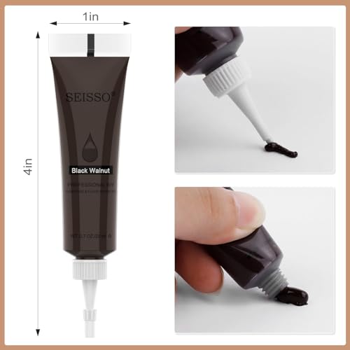 SEISSO طقم إصلاح الأثاث SEISSO - 12 قطعة مجموعة ترميم الخشب بألوان متعددة - Image 4