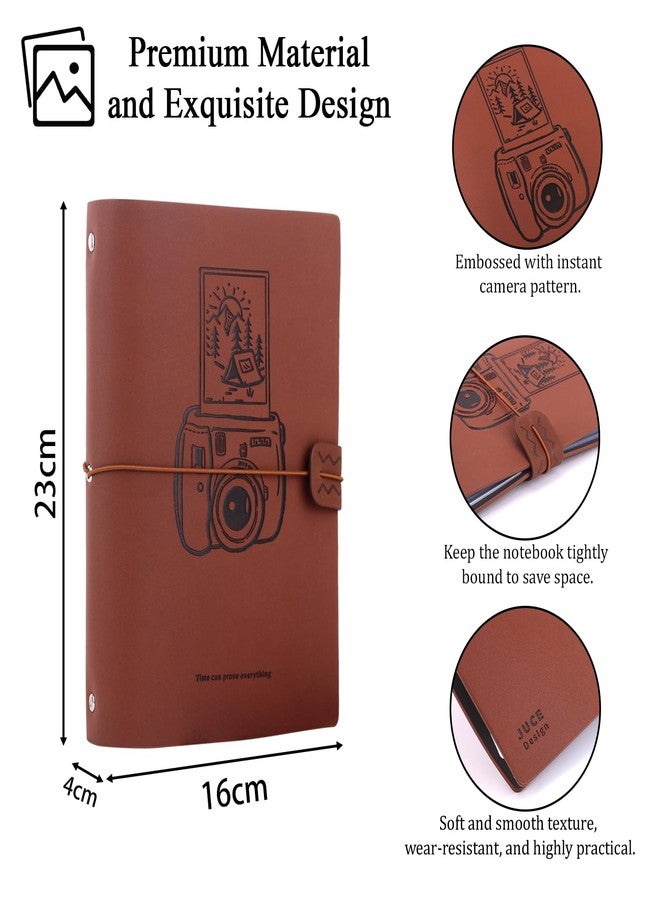Frankmate 300 Pockets Photo Album Fit for Fujifilm Instant Mini Camera, Kpop Photos Card Holder, 2x3 Inches Photo Album for Mini 12 11 9 8+ Evo 90 40 LiPlay Instant Camera (Brown) - Image 3