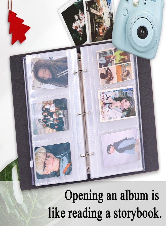 Frankmate 300 Pockets Photo Album Fit for Fujifilm Instant Mini Camera, Kpop Photos Card Holder, 2x3 Inches Photo Album for Mini 12 11 9 8+ Evo 90 40 LiPlay Instant Camera (Brown) - Image 5