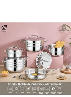 AMBOSS Amboss 9 Piece Stainless Steel Cookware Set  - Image 1