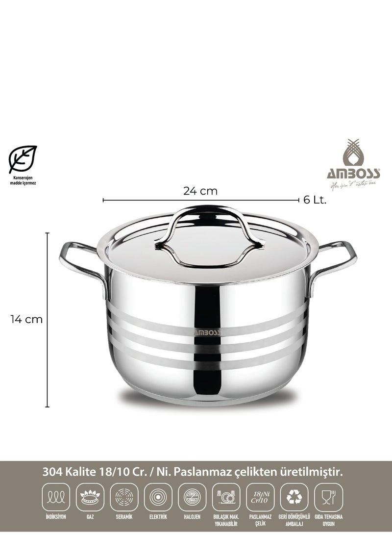 Amboss 9 Piece Stainless Steel Cookware Set - Image 4