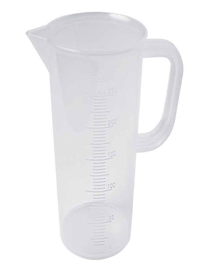 SP Scienceware SP Bel-Art Tall Form 250ml Polypropylene Graduated Pitcher; 5ml Graduation (F28989-0000) - Image 1