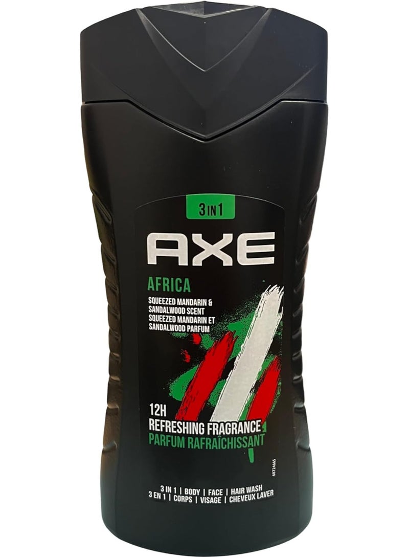 اكس براند جل استحمام للرجال أفريكا أكس – 250 مل - Image 1