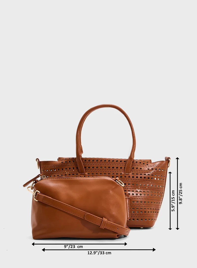 ELLA Lasercut Tote Bag