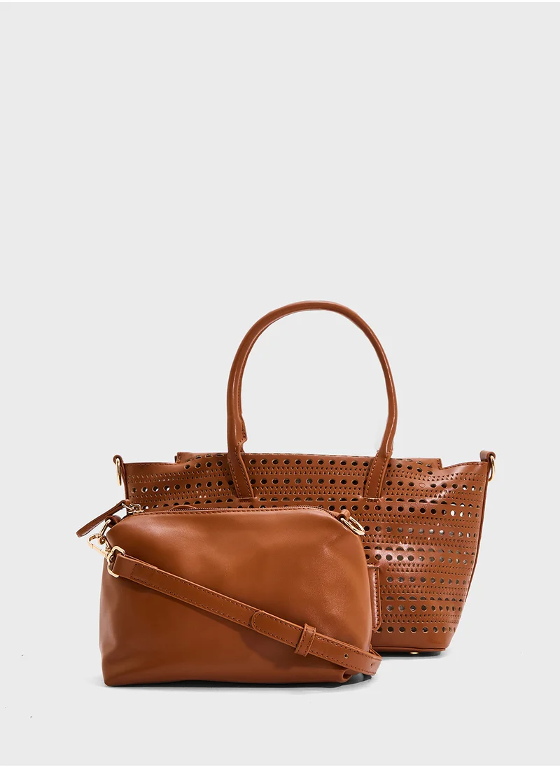 ايلا Lasercut Tote Bag