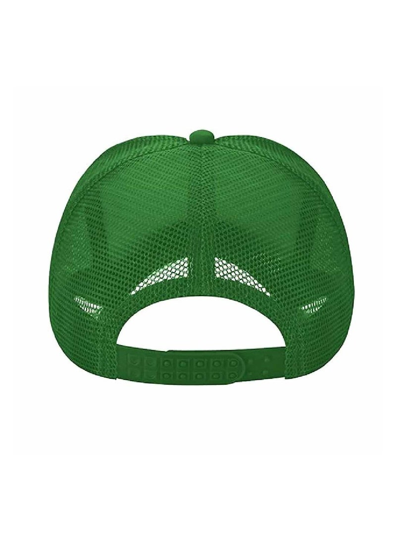 UAE Celebrating National Day 5 panel truckers cap in polyester with adjustment plastic snap closure | Mesh Baseball Cap|Outdoor Fishing Hat | for Men and Women - Image 5