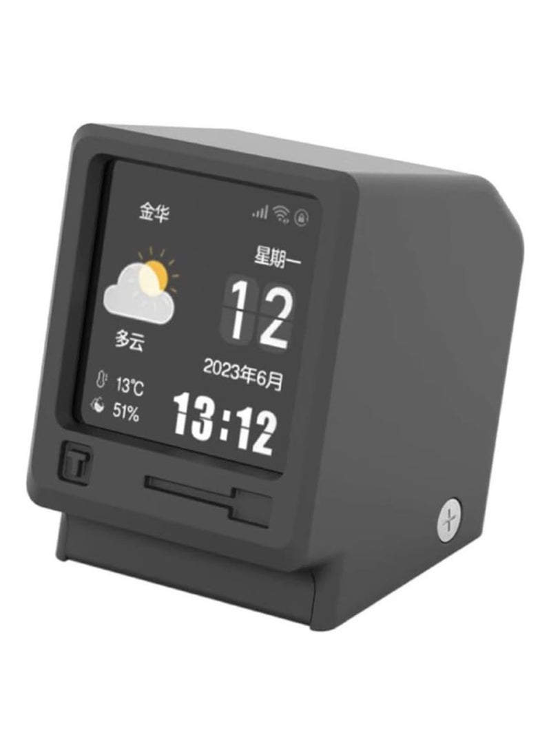 Generic - Multi-Function Information Display WiFi Smart Desktop DIY Creative Clock Weather Station Wireless Indoor Outdoor Thermometer Hygrometer - Image 1