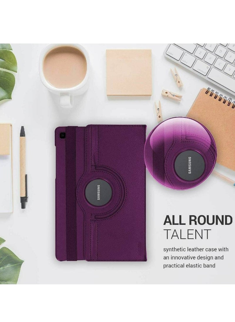 GENNEXT - Galaxy Tab A7 Case, 10.4" 2020 Tab A7 case, PU Leather Smart Case 360 Degree Rotating case Smart Folio Book case For Samsung Galaxy Tab A7 10.4-inch 2020 case (SM-T500/T505/T507) (Purple) - Image 1