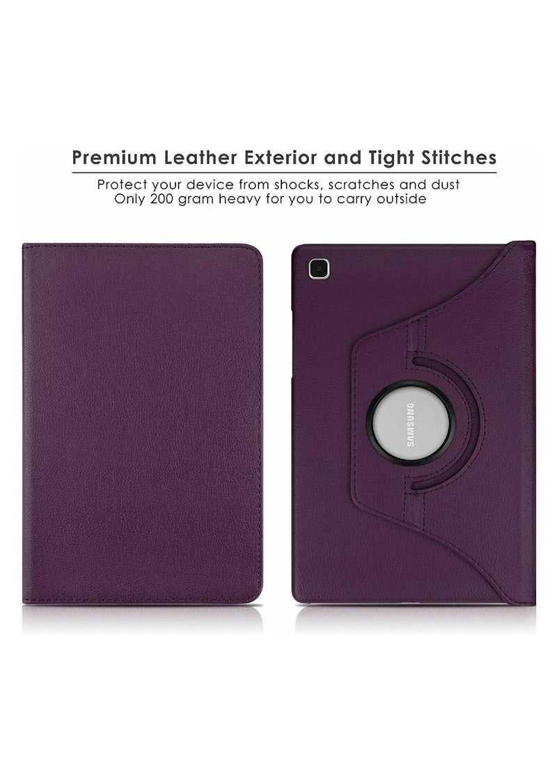 GENNEXT - Galaxy Tab A7 Case, 10.4" 2020 Tab A7 case, PU Leather Smart Case 360 Degree Rotating case Smart Folio Book case For Samsung Galaxy Tab A7 10.4-inch 2020 case (SM-T500/T505/T507) (Purple) - Image 1