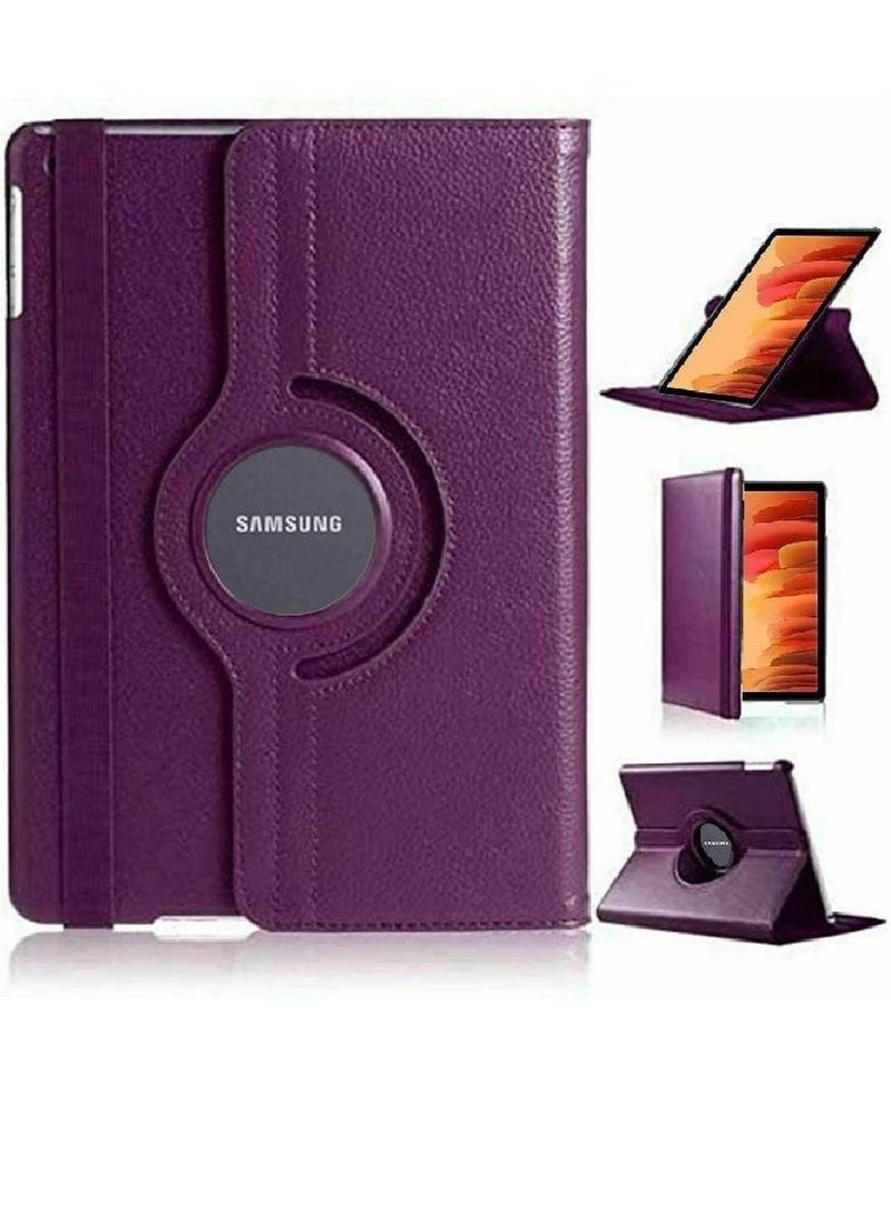GENNEXT - Galaxy Tab A7 Case, 10.4" 2020 Tab A7 case, PU Leather Smart Case 360 Degree Rotating case Smart Folio Book case For Samsung Galaxy Tab A7 10.4-inch 2020 case (SM-T500/T505/T507) (Purple) - Image 1