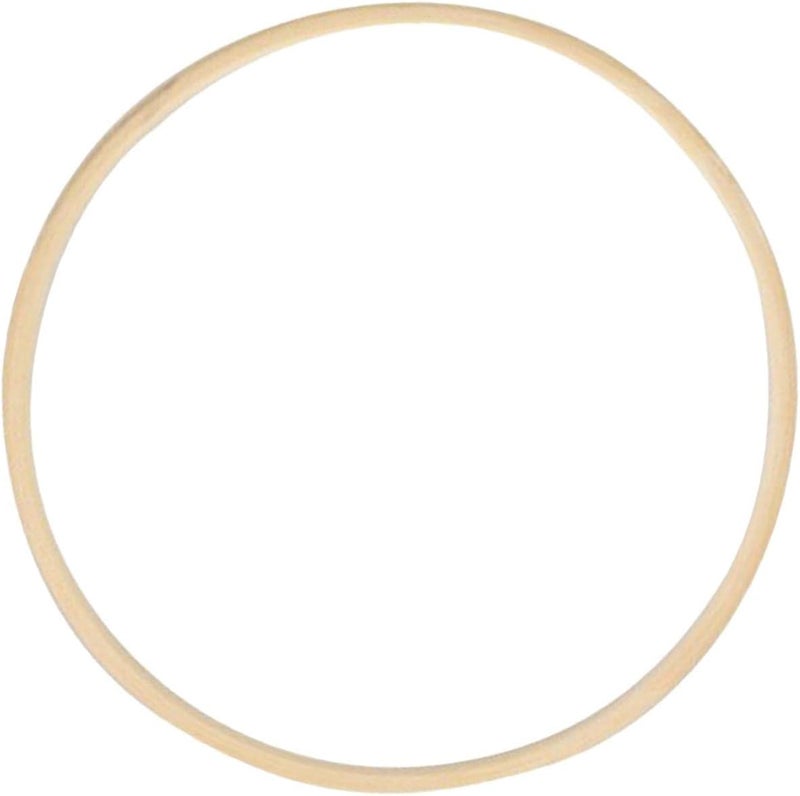 klarako Smooth Embroidery Hoops Bamboo Circle Cross Stitch Hoop Round Rings DIY Art Crafts for Creative Dream Catcher  40cm - Image 3