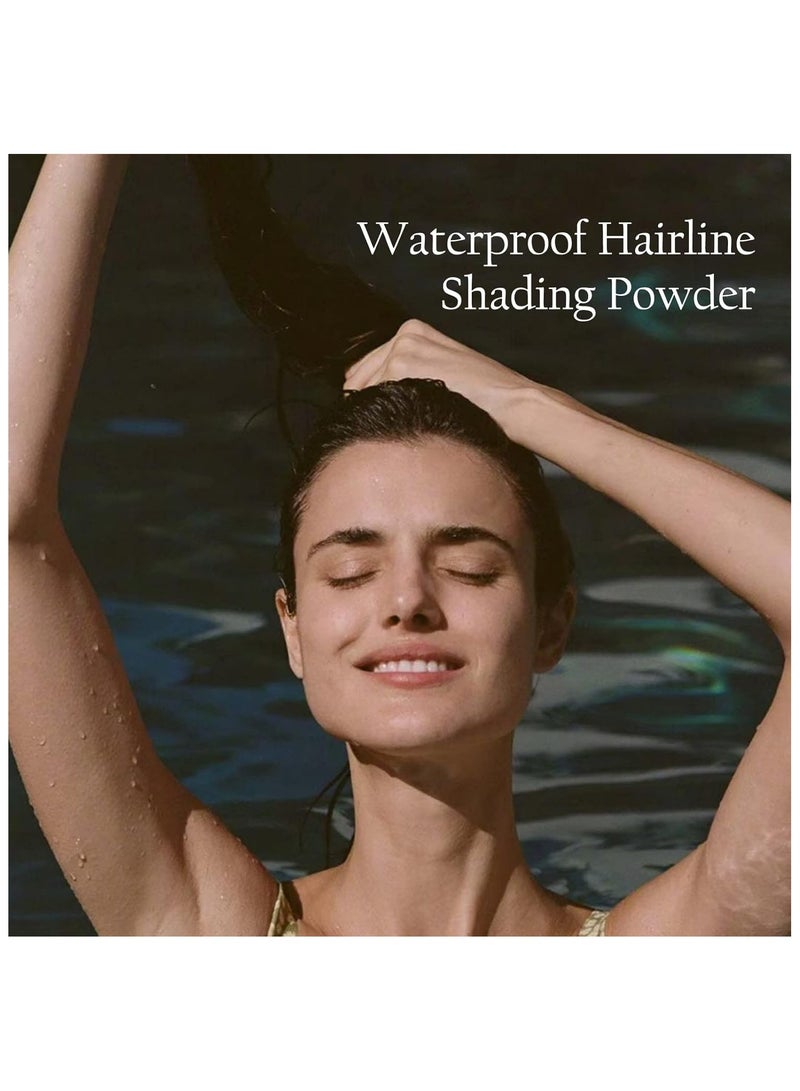 Hairline Powder, Instantly Conceals Hair Loss, Hair Powder for Thin Hair, Root Touch Up Powder Hair Shadow Cover Hair Loss Instantly, Hairline Powder for Women Men, Root Touch Up Hair Powder (Brown) - Image 2