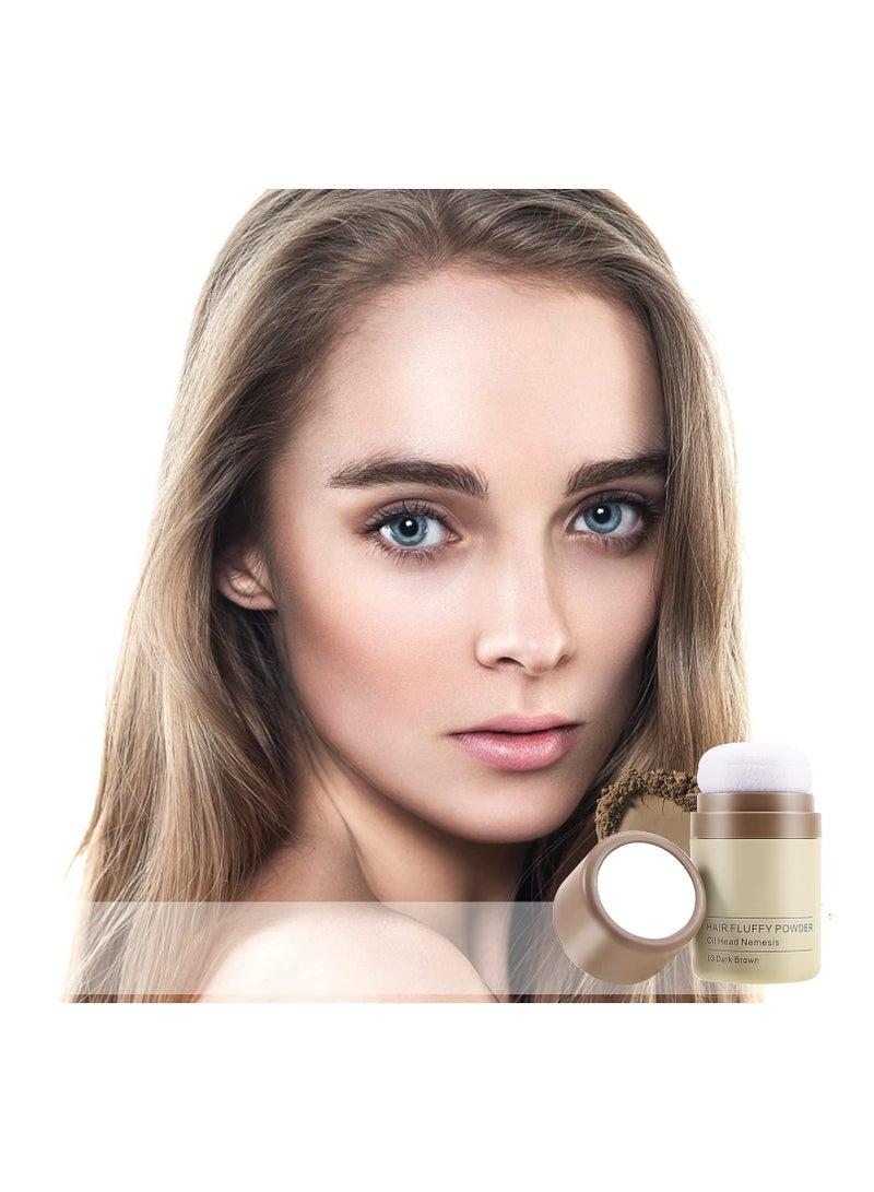 Hairline Powder, Instantly Conceals Hair Loss, Hair Powder for Thin Hair, Root Touch Up Powder Hair Shadow Cover Hair Loss Instantly, Hairline Powder for Women Men, Root Touch Up Hair Powder (Brown) - Image 5