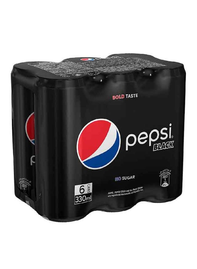 Carbonated Soft Drink Black - 330ml x 6