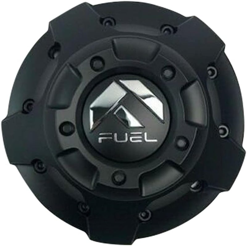 Fuel Offroad Wheels 1003-81MBR Matte Black Center Cap with Black Rivets - Image 1