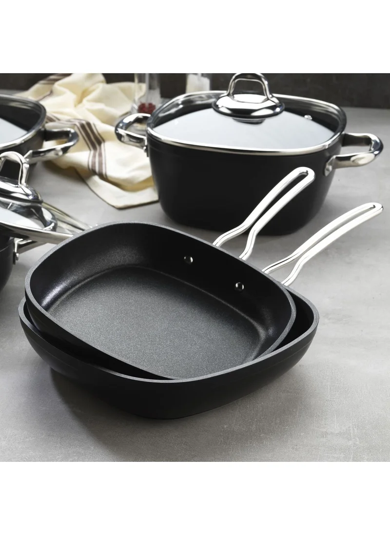 Schafer Gastronomie Granite Pan 24 cm Black