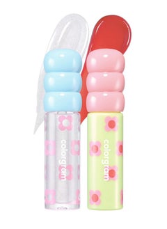 COLORGRAM COLORGRAM FRUITY GLASS TINT MINI SET 02 WARM BEST SET | Radiant Lip Tint Duo for Glossy Shine & Vivid Color | Long-Lasting, Moisturizing Korean Lip Stain | Stocking Stuffer, Gifts for Women and Girls  - Image 2