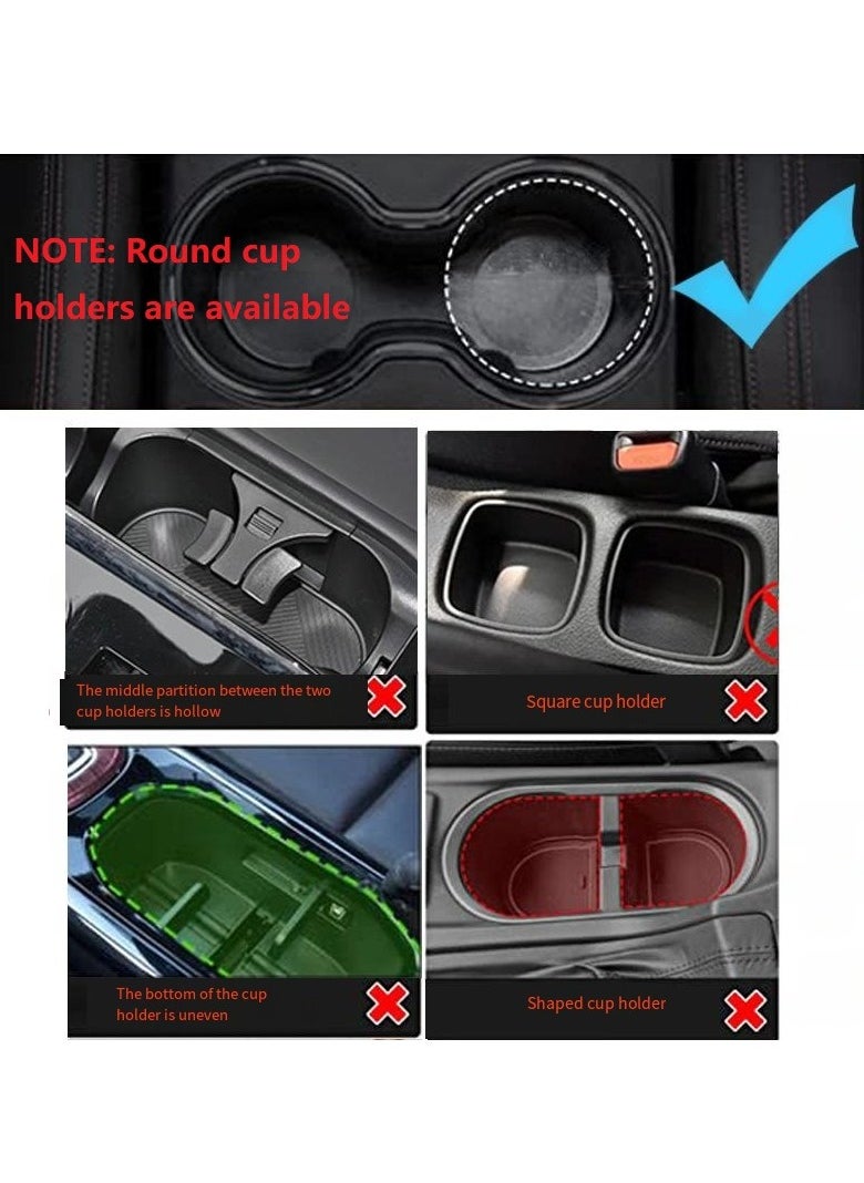 Adjustable Car Tray Table for Eating with Phone Slot and Swivel Arm Black