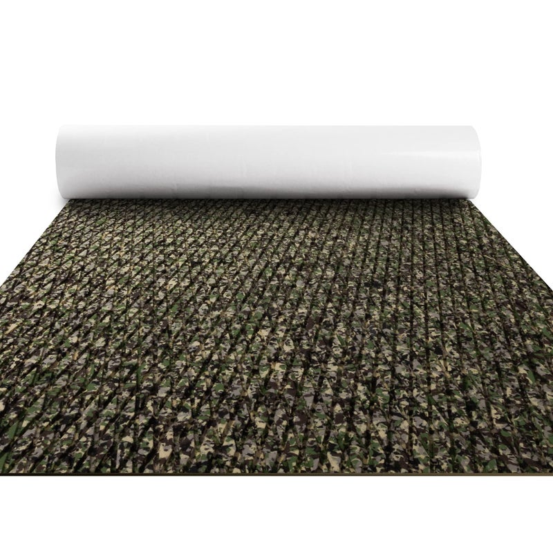 FOCEAN Boat Flooring EVA Foam Boat Decking Camo Marine Flooring Self-Adhesive Marine Mat for Motorboat RV Yacht Kayak, 94.5''x 15.7'', Camo Jungle - Image 1