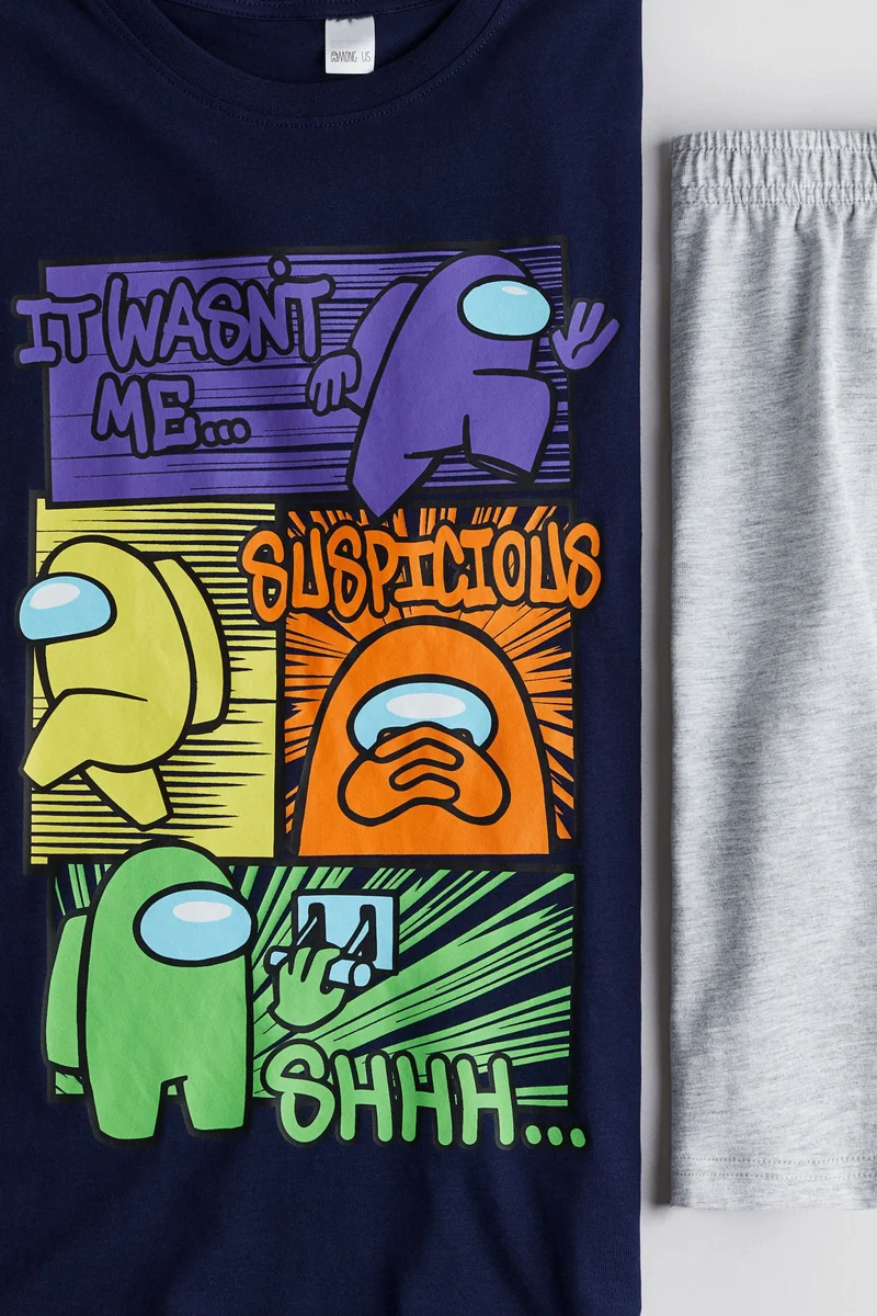 H&M Printed cotton pyjamas