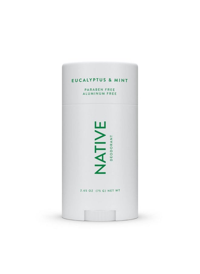 native Native Deodorant | Natural Deodorant for Men, Aluminum Free with Baking Soda, Coconut Oil and Shea Butter | Eucalyptus & Mint  - Image 1