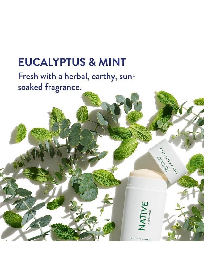 native Native Deodorant | Natural Deodorant for Men, Aluminum Free with Baking Soda, Coconut Oil and Shea Butter | Eucalyptus & Mint  - Image 5