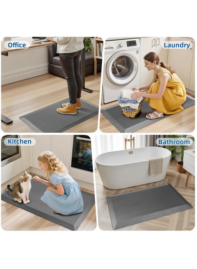 Tyrot 9/10 Inch Grey Anti Fatigue Mats, 20x39 - Image 5