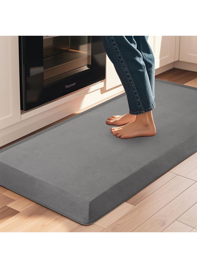 Tyrot 9/10 Inch Grey Anti Fatigue Mats, 20x39 - Image 1