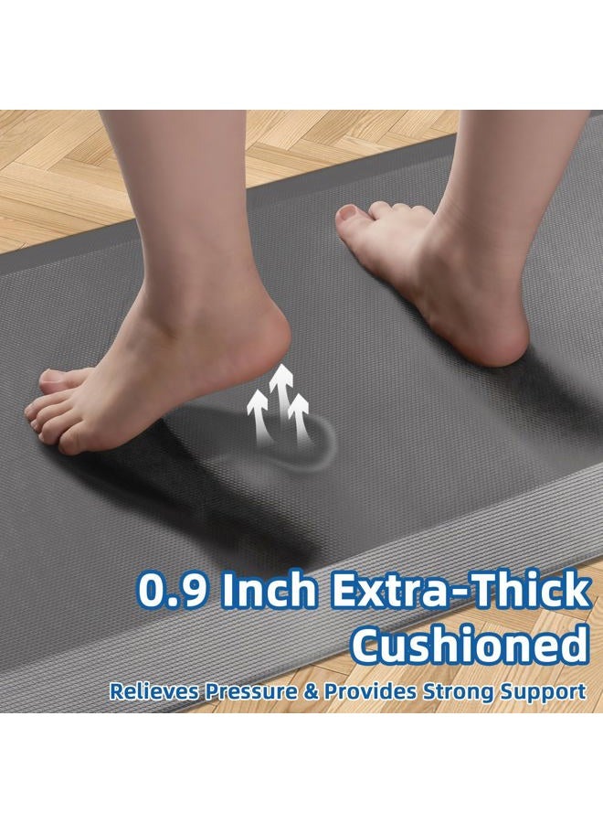 Tyrot 9/10 Inch Grey Anti Fatigue Mats, 20x39 - Image 3