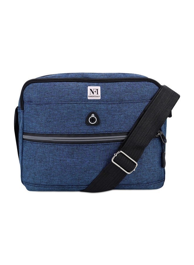 NFI essentials Small Unisex Sling Bag Cross Body Bag for Travelling, Business Messenger Bag Travelling Bag one Side shoulder Bag (Blue) - Image 1