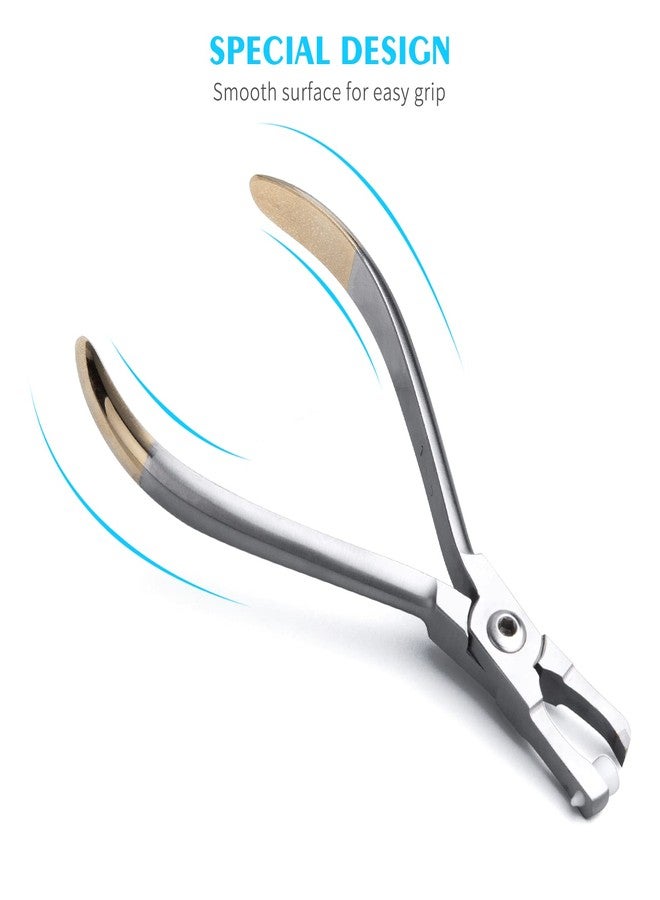 ANNWAH Orthodontic Band Remover Pliers - Orthodontic Band Cement Remover Forceps Molar Band Removal Pliers Easy to Use and Portable - Image 3