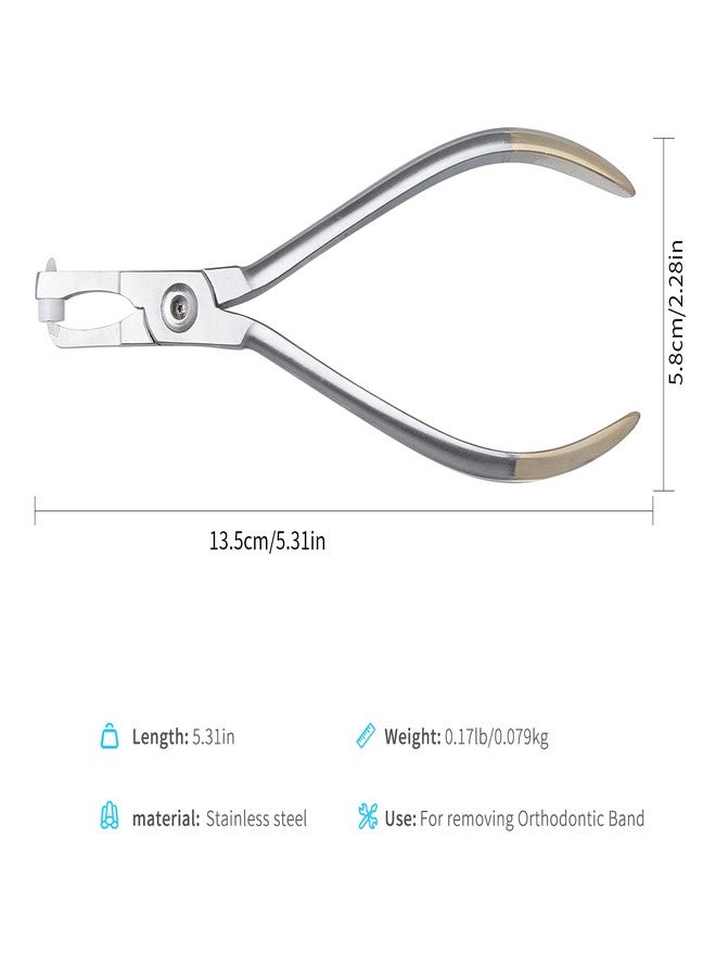 ANNWAH Orthodontic Band Remover Pliers - Orthodontic Band Cement Remover Forceps Molar Band Removal Pliers Easy to Use and Portable - Image 5
