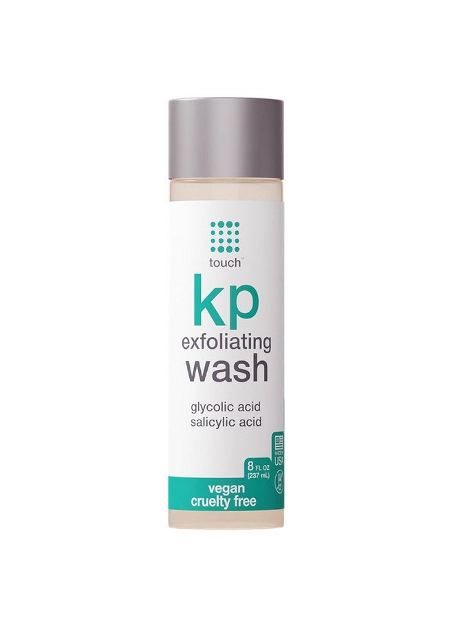 TOUCH Keratosis Pilaris Exfoliating Body Wash Cleanser - KP Body Wash with 15% Glycolic Acid, Aloe Vera, & Hyaluronic Acid - 8 Ounce - Image 1