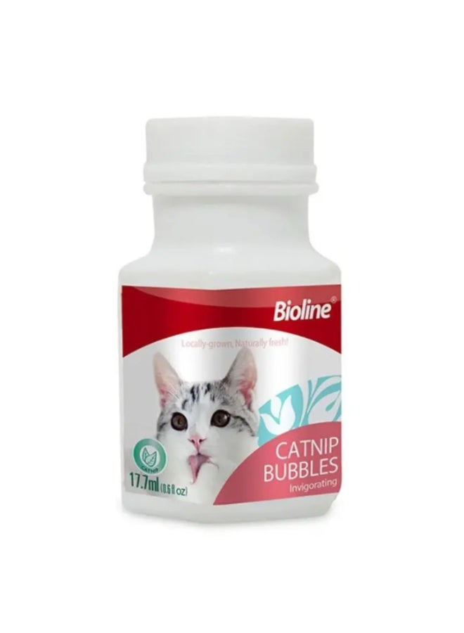 Bioline Catnip Bubbles Interactive Cat Play Accessory - 17.7ml - Image 1