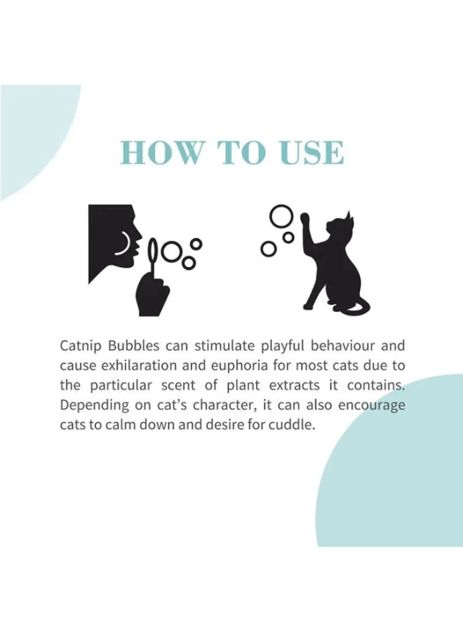 Bioline Catnip Bubbles Interactive Cat Play Accessory - 17.7ml - Image 3