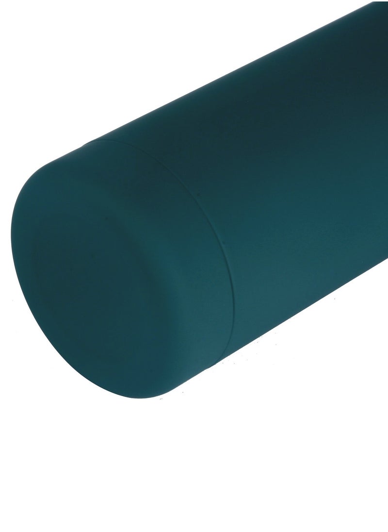 JoyousSto Stainless Steel  insulated Thermos soft touch with neck tags travel water bottle Long Lasting Hot or Cold Drinks Dark green 500ml  - Image 5
