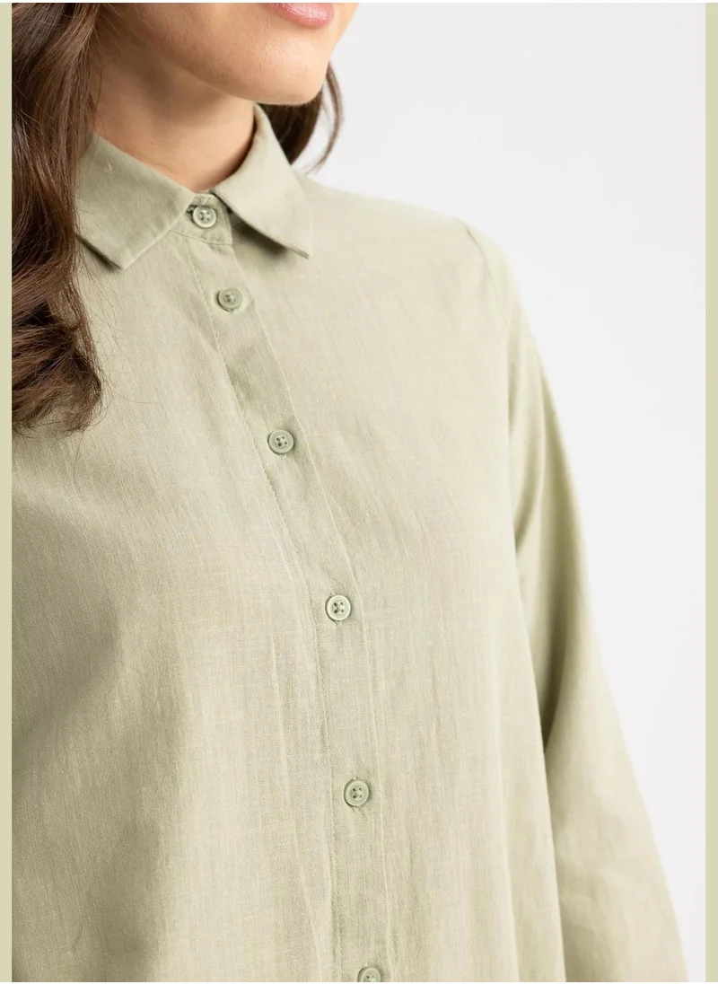 DeFacto Woman Woven Long Sleeve Tunic