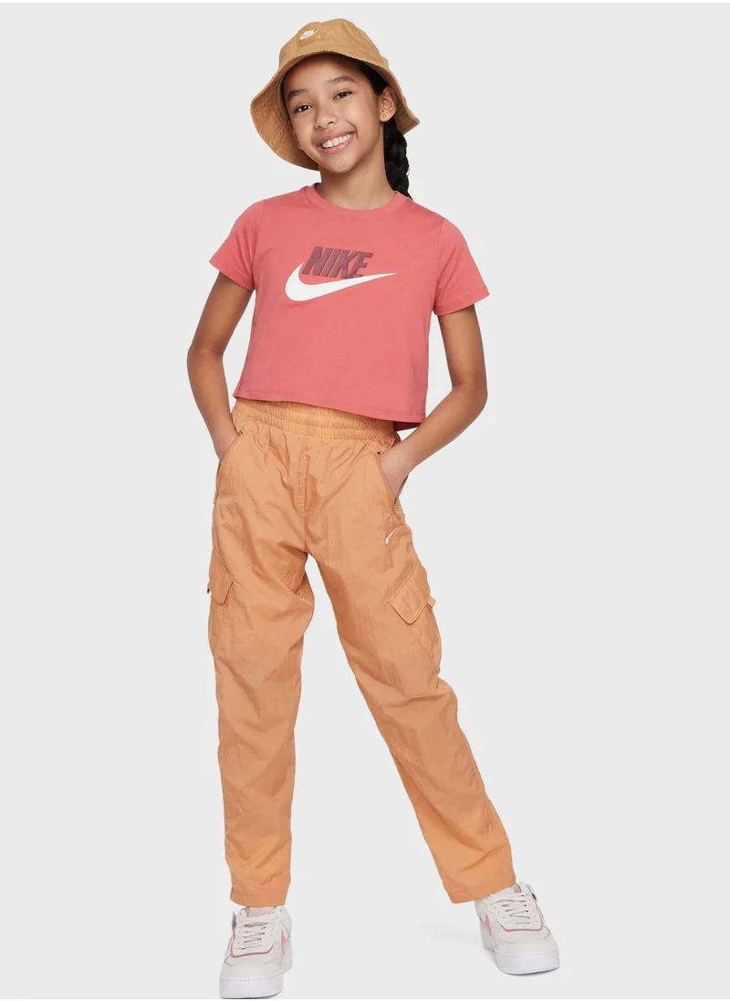 Nike Youth Nsw Futura Cropped T-Shirt