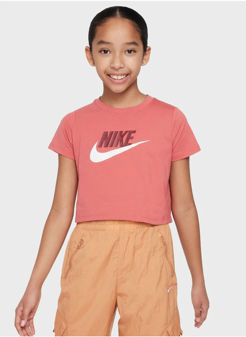 Nike Youth Nsw Futura Cropped T-Shirt