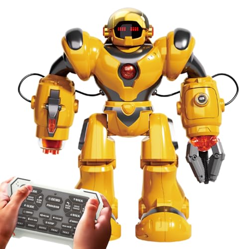 BEZGAR Robot Toys for Kids 312 Years Old Big RC Robot Programmable Dancing with 22 Actions Remote Control Emo Robots Supporting 78 Changing Expression Christmas Birthday Gift for Boys and Girls - Image 1