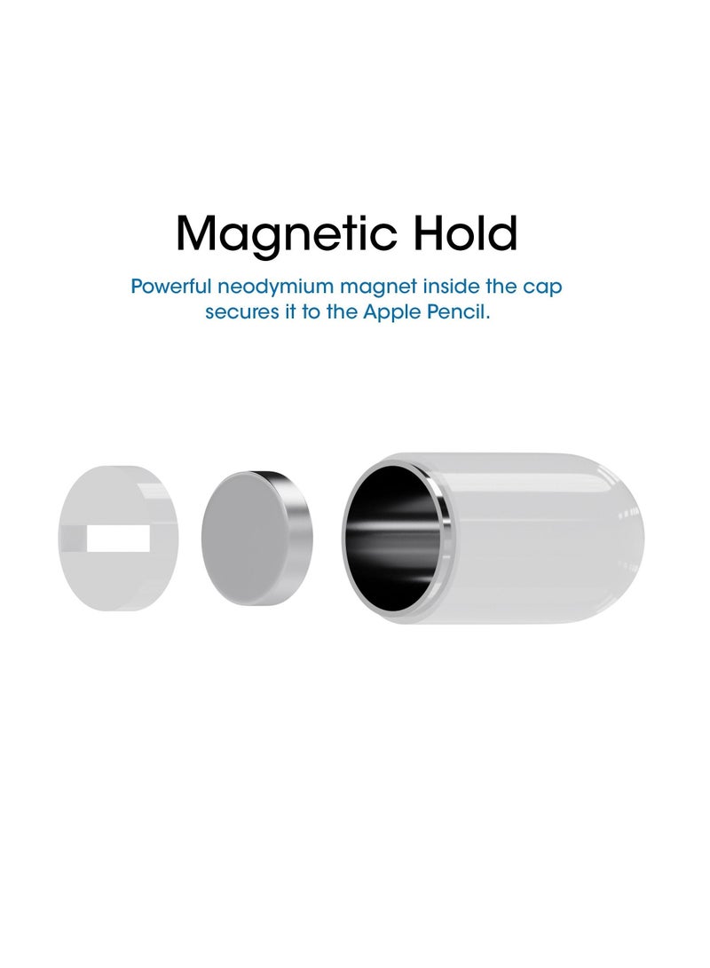 Magnetic Replacement Cap for Apple Pencil (Drawing Sketching) - Image 2