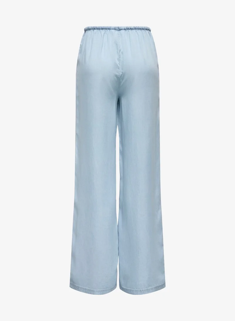 Only  Onlcharis Life Pull Up Tie Pants for Women | Best Price UAE