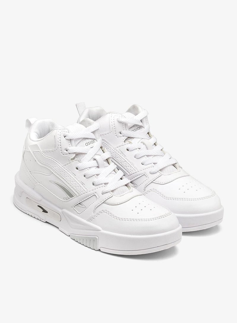 Asian White Casual Sneakers for Men and Boys - Image 3