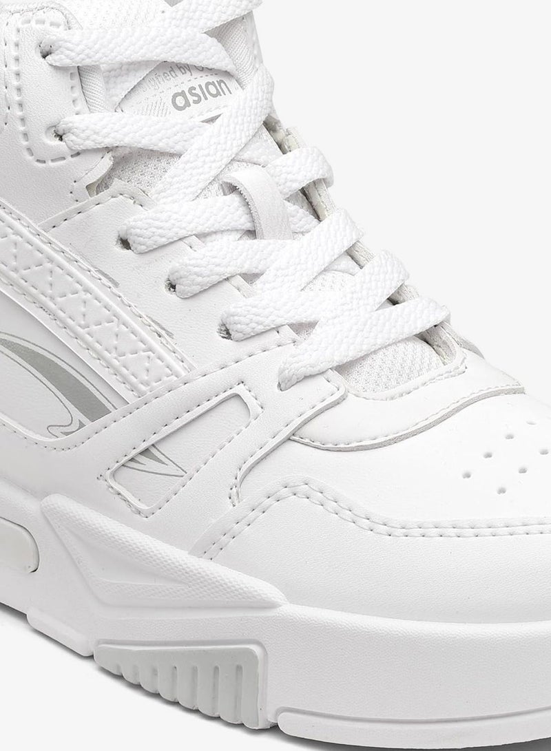 Asian White Casual Sneakers for Men and Boys - Image 5