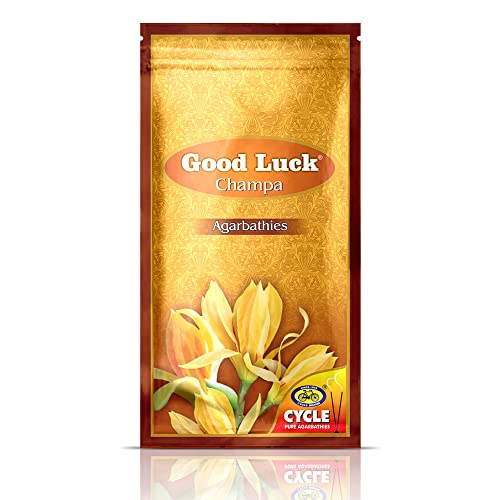 Cycle Pure Agarbatti GoodLuck Champa Incense Sticks - Champa Fragrance - for Daily Puja, Rituals, Yoga, Meditation – Pack of 3 (220 gm per Pouch) - Image 4