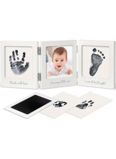 KeaBabies Inkless Baby Handprint and Footprint Kit for Newborn - Baby Footprint Kit, Newborn Keepsake Nursery Picture Frame, Dog Paw Print Maker, Personalized Gifts for New Mom, Mother's Day  - Image 1